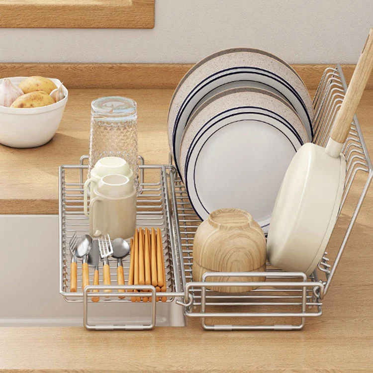 Cur Elige Steel Dish et Cochleari Draining Rack pro moderna coquina?