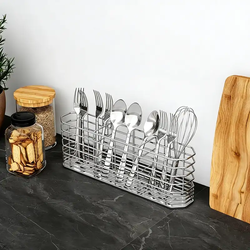 304 Steel Chopstick Holder et Utensilia Siccatio Rack